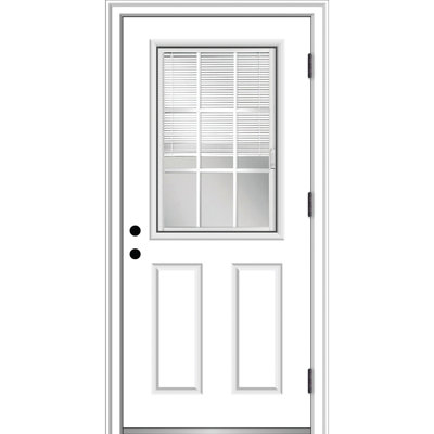 Smooth Primed Fibreglass Prehung Front Entry Door