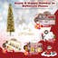 6.89' H Lighted Artificial Christmas Tree