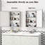Armoire à pharmacie en aluminium 16 po x 24 po avec miroir, tablettes réglables, charnières silencieuses, armoire de rangement argentée facile à assembler pour les articles de toilette, grande capacité