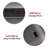 Electric Tabletop Clock in Black with Alarm