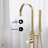 Ivy Freestanding Bathtub Faucet in Brushed Gold-54250435