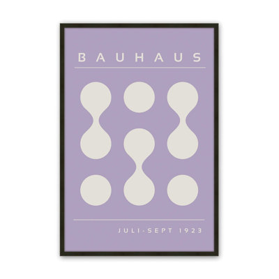 Purple Bauhaus Flow II Print