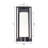 Yazira Wrought Iron LED Wall Light
