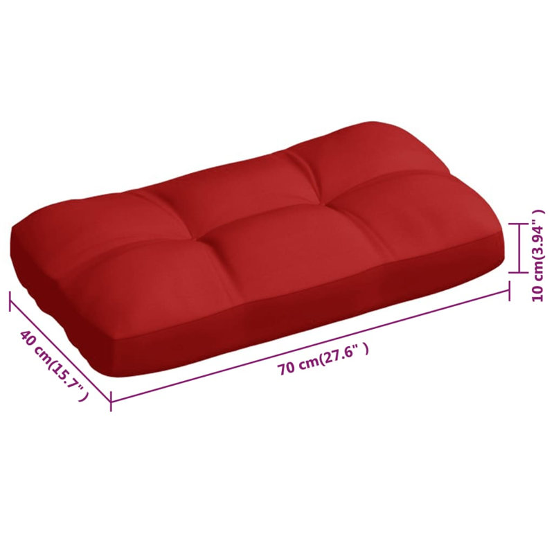 Toan Outdoor Seat / Back Cushion, Red