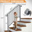 Bronze 3-Step Iron Stair Handrail-123106865-123106867