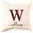Cotton and Canvas Pillow Cover