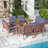 Hristinka Acacia 8 - Person Patio Conversation Set with Cushions-994194828