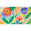Papier peint floral abstrait décoratif mural vibrant-1943680533-1943680529