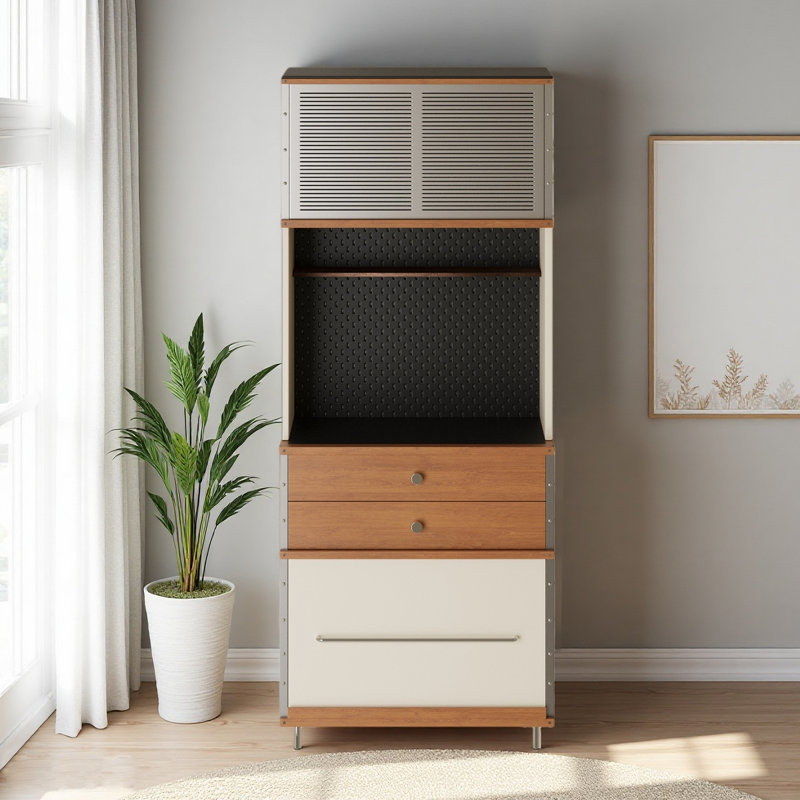 Armoire garde-manger mince et haute Minimalist Modern
