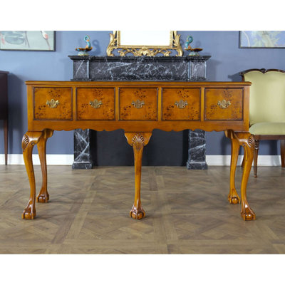 Painesville 59 " W Mahogany Solid Wood Buffet Table