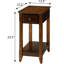 Table d'appoint noyer massif