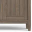 32"W Solid Wood 2-Shelf Low Storage Cabinet with Adjustable Shelves