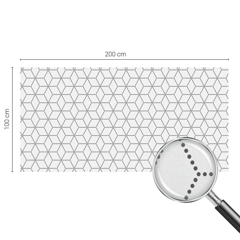 Semi Sheer Horizontal/Venetian Blind, 200cm W x 100cm L