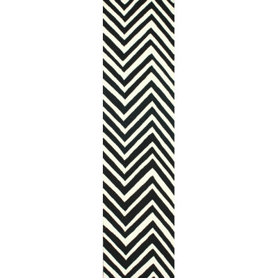 Tapis chevron noir Oneil