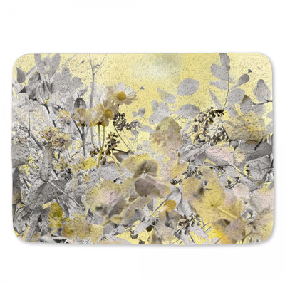 Tapis de bain fleurs