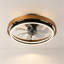 Ventilateur de plafond de style ferme avec lumière DEL Fandelier
