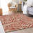 Premium Machine Washable Prisco Paprika Rug-1070519785