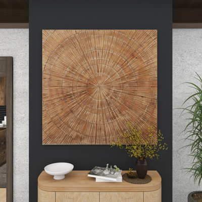 Décoration murale en bois