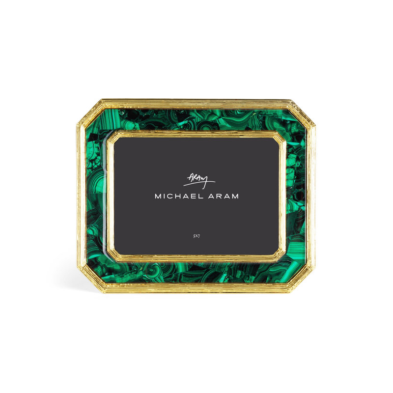 Flights of Fancy Malachite Frame, 5" x 7"