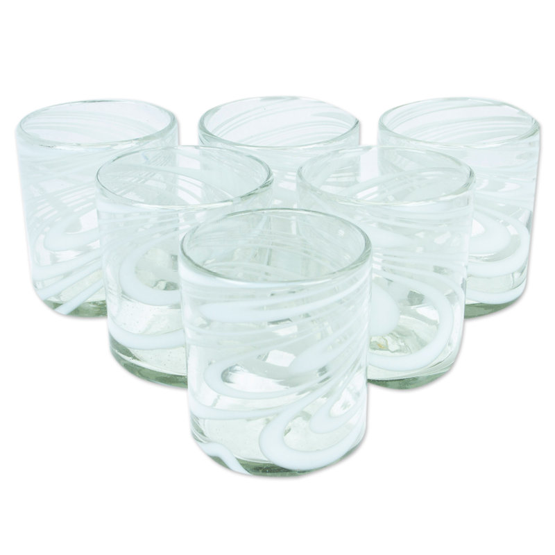 Caryna 11.83oz. Handmade Drinking Glass Set