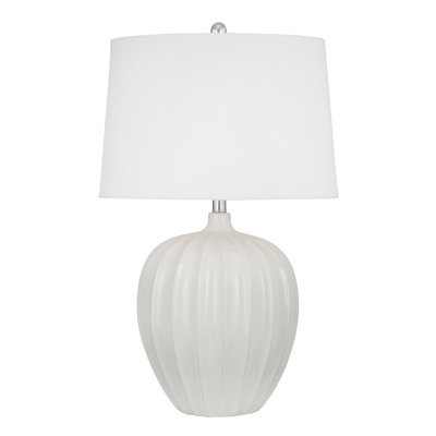 Lotus White Table Lamp