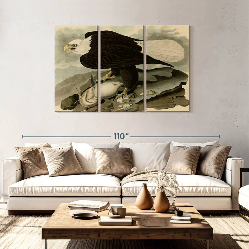 Brampt Whiteheaded Eagle, 48" H x 74" W