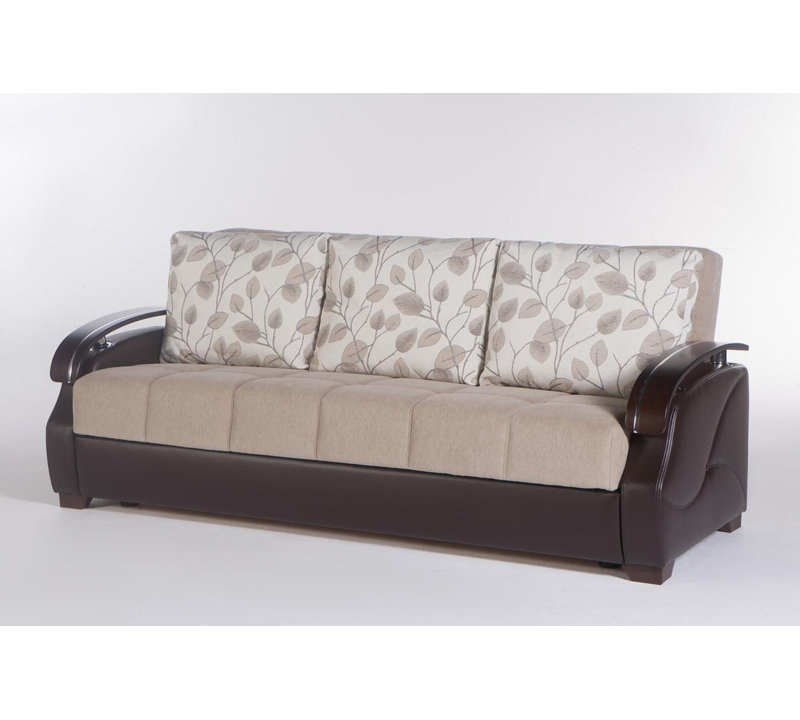 Sibury 85.8'' Upholstered Convertible Sofa