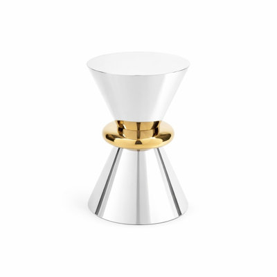 Edition Polished Stainless Steel Side Table