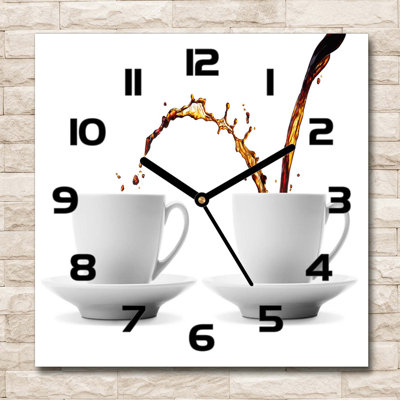 Glass Wall Clock