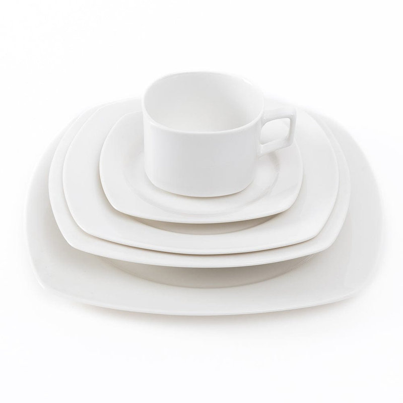 Eleany Piece Bone China Dinnerware Set - Service for 4
