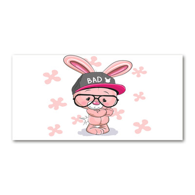 Rabbit In A Hat - No Frame Print on Canvas