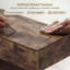 Console 63 po en bois avec tiroirs - Table de canapé d'entrée / de couloir-17601135-17601133