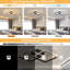 Dual Square 2-Light 69cm LED Ceiling Light