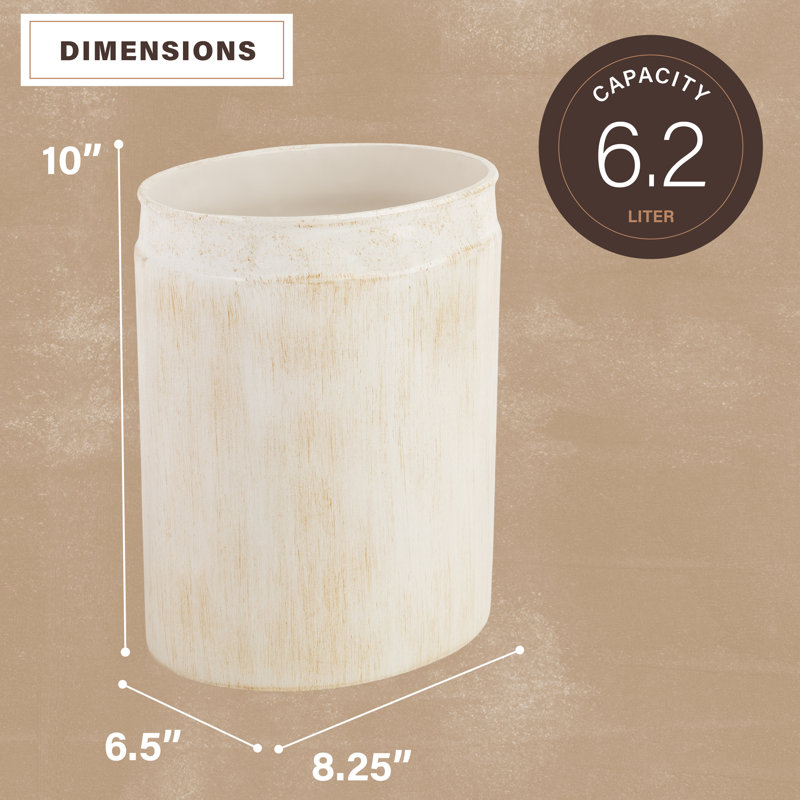 Rustic Luxe Wastebasket