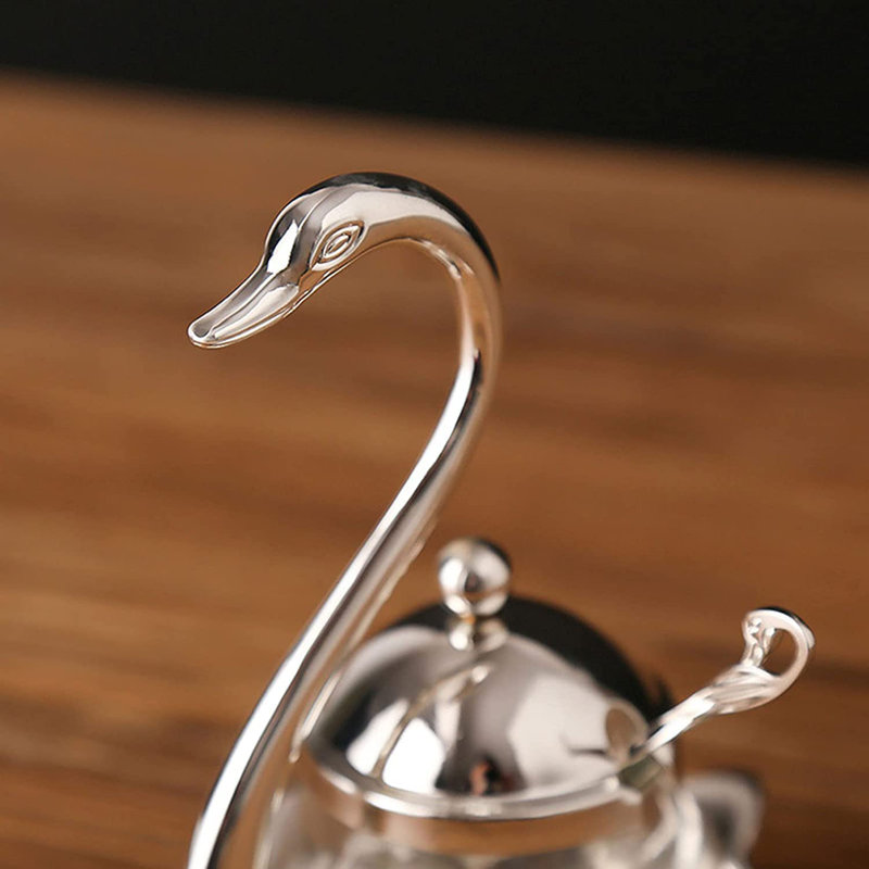 G-WELL Salt and Pepper Shaker Set, Silver