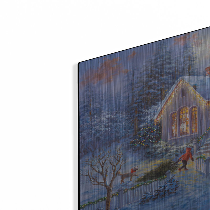  «Welcome Home» par Nicky Boehme, art mural en métal, 24 po x 16 po, H 16 po x l 24 po