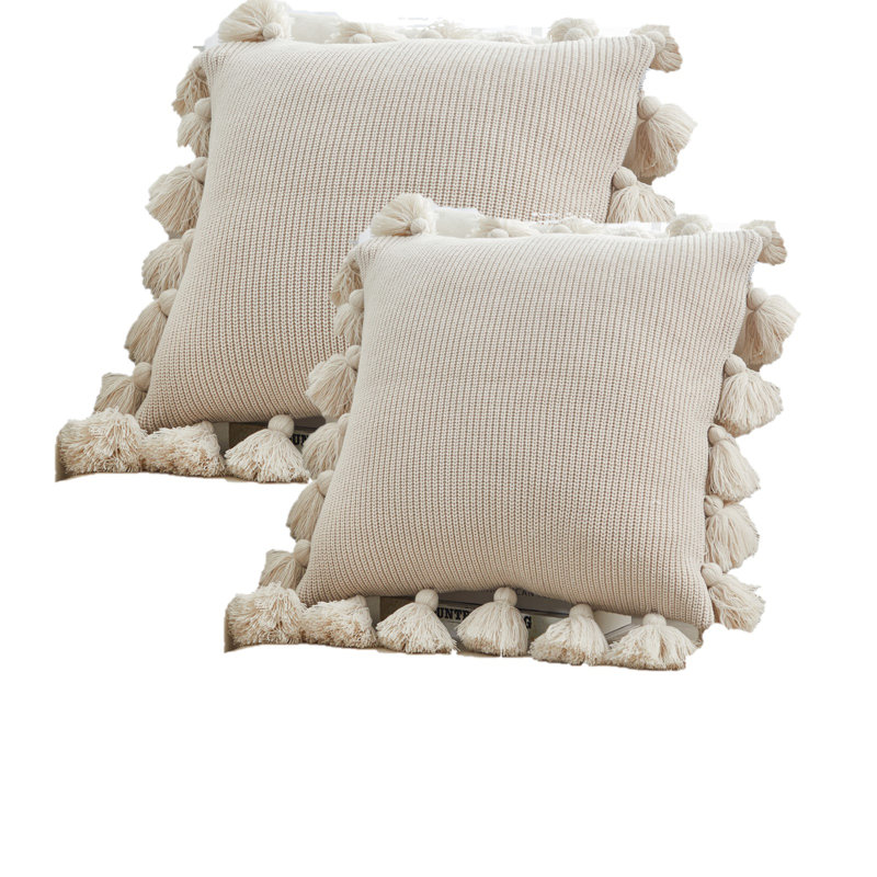 Tassels Pillow Cover