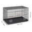 Cage à oiseaux 30 pouces, grandes cages à perruches en métal pour petits perroquets perroquets et inséparables, cage à oiseaux avec support roulant et plateau