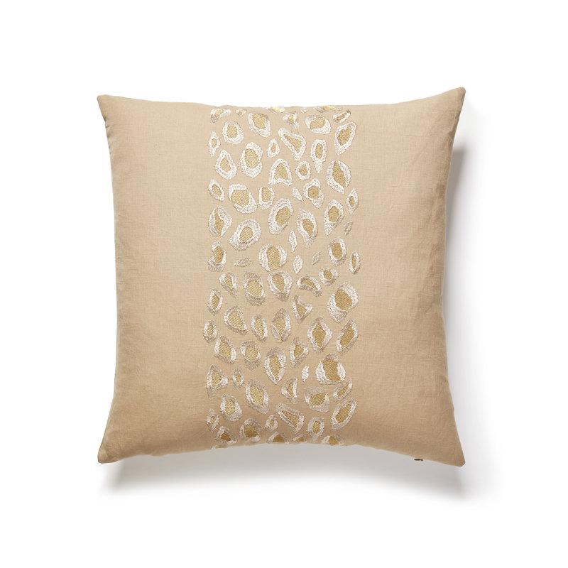 Animal Print Square Pillow Cover & Insert, Desert