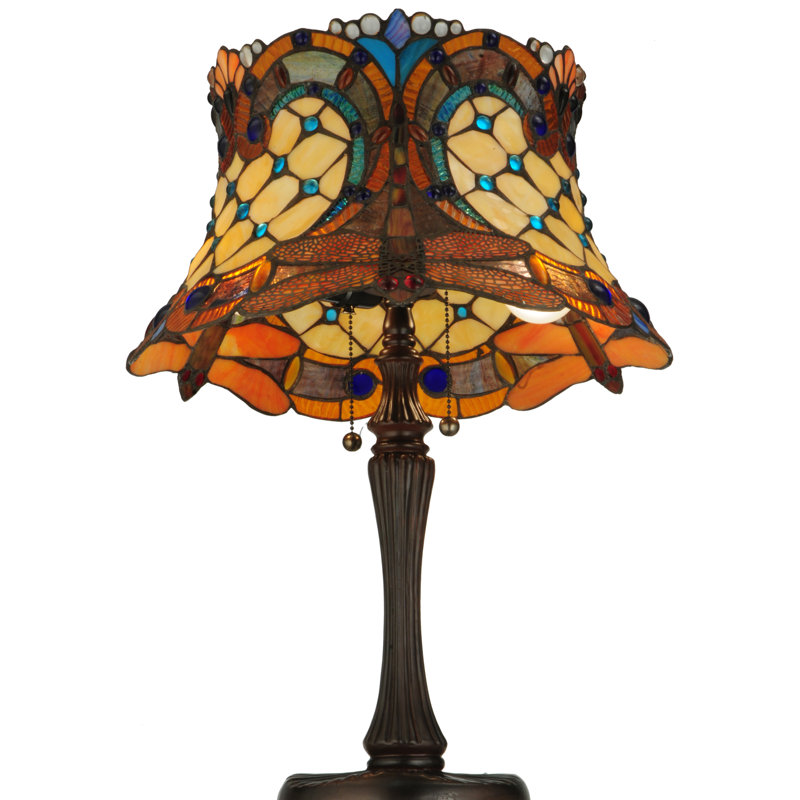 Lampe de table libellule 22,5 "H