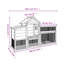 Vinton Chicken Coop with Chicken Run-1046682939