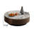 Round Faux Marble Coffee Table