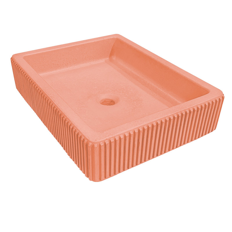 Newterra 19.62'' L Bathroom Sink, Brick