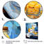 Détergent à lessive bleu et jaune III - Blanchisserie, art mural-782473375