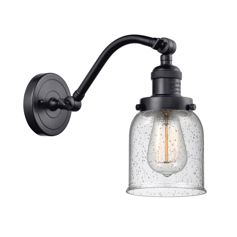 Zoie Armed Sconce, Matte Black