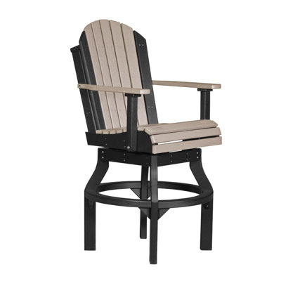 Chaise de salle à manger pivotant à hauteur de bar adirondack Kalki