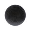 Table d'appoint ronde noire Hollow