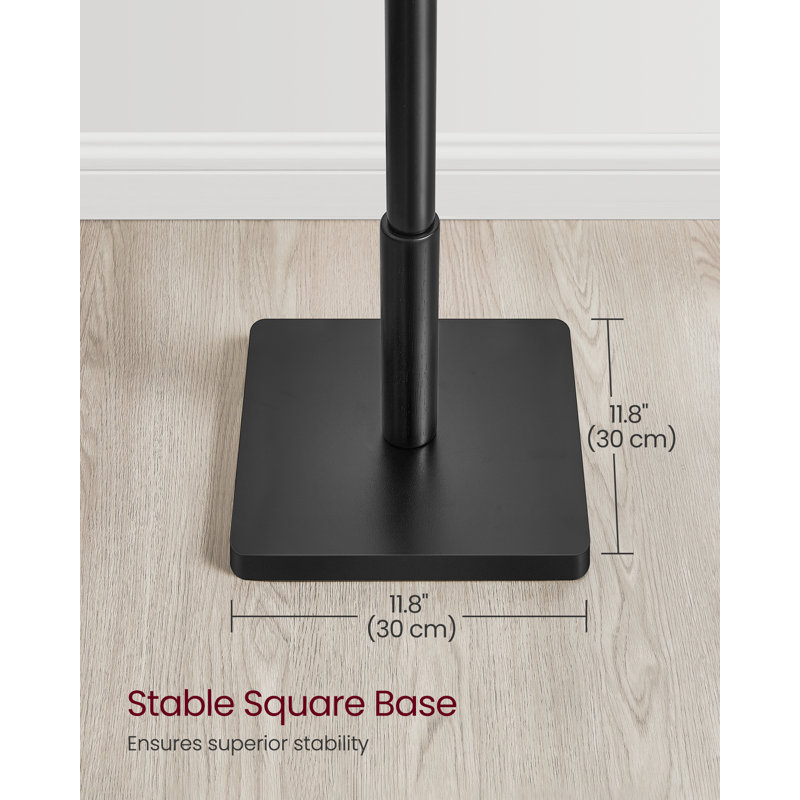 Blanding Freestanding 8 - Hook Coat Rack, Black