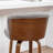 Devault Swivel Upholstered Counter Stool With Wood Frame-123161753