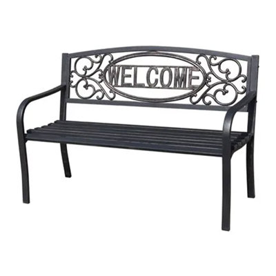 Banc en acier Elsiemae
